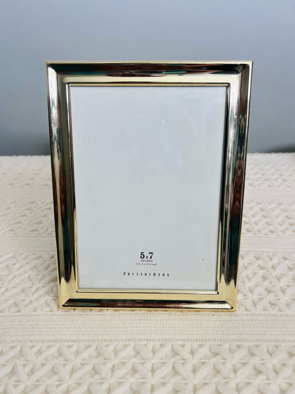 Pottery Barn Gold Metal Photo Frame - 5x7